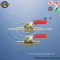 brass body gas valve 1/4 ball gas valve in manufacturer